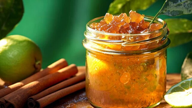 appricot jam with spices