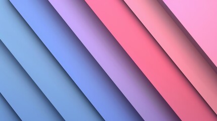 Fototapeta premium Colorful abstract background with overlapping diagonal lines in shades of blue, purple, and pink, creating a modern and vibrant design.