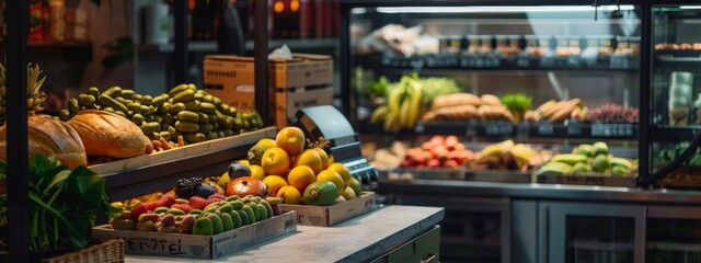 Fresh produce displayed at a local grocery store