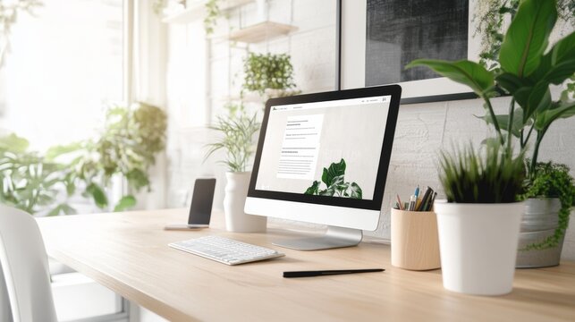 Responsive website design displayed on multiple devices cross-platform compatibility