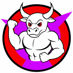 Aggressive and Agile Design on White Background