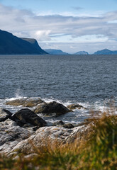 Norway, fjord, ocean, waves