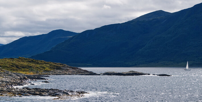 Norway, fjord, ocean, waves