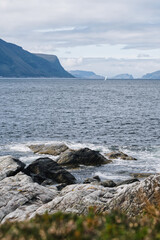 Norway, fjord, ocean, waves