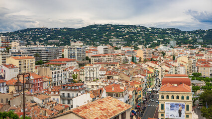 Naklejka premium Panoramic view of Cannes