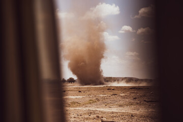 Tornado in safari