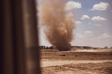 Tornado in safari