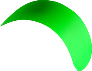 3D party confetti. Colorful firecracker ribbon