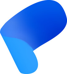 3D party confetti. Colorful firecracker ribbon