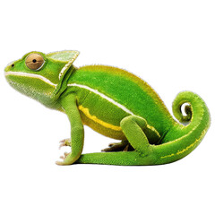 chameleon isolated on transparent background PNG