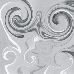 background with hand drawn line flower pattern vector. Abstract template with geometric pattern. Ocean sea backdrop layout design in oriental style gray art line. background