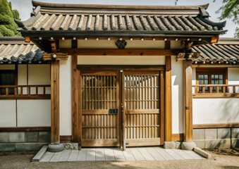 Naklejka premium Beautifully designed gate