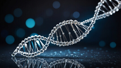 A deconstructed view of the deoxyribonucleic acid molecule: DNA