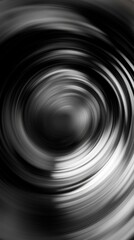 Fototapeta premium Mysterious monochrome vortex abstract background