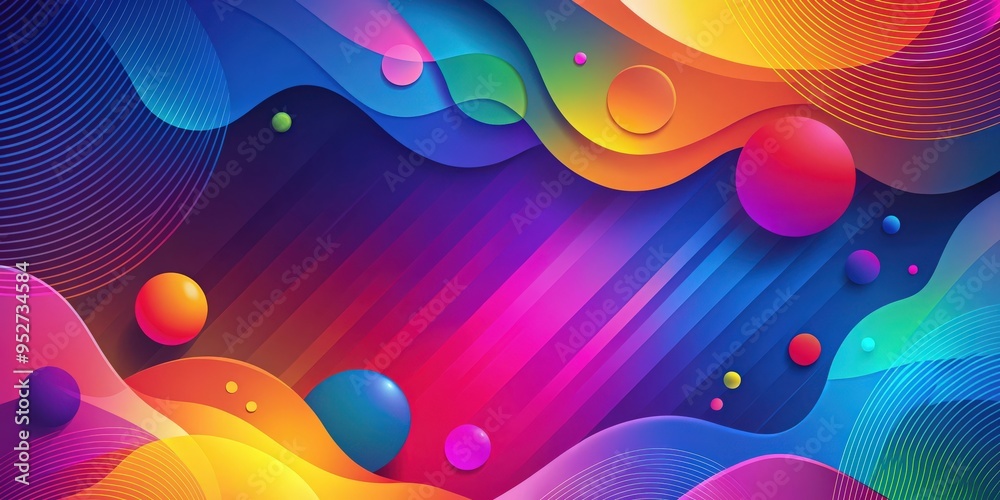 Poster abstract background design with colorful shapes and gradients, abstract, background, design, colorfu
