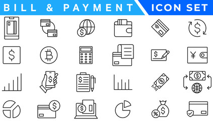 Payment icons. Pay concept icon set. Online payment. Payment options. Pay icon collection.