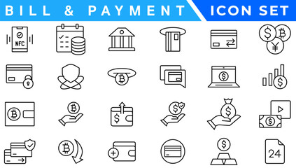 Payment icons. Pay concept icon set. Online payment. Payment options. Pay icon collection.