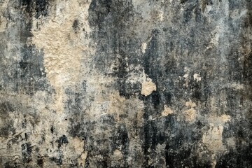 Fototapeta premium Textured ancient wall with peeling paint patina