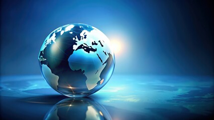 Abstract background with a globe , earth, global, international, communication, travel, planet, technology, connection