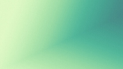 Blurred green gradient background grainy texture