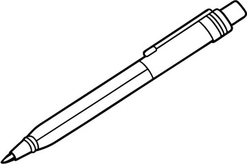 Minimalist Pen Art Vector Design