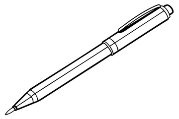 Minimalist Pen Art Vector Design