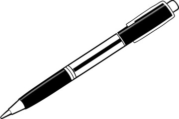 Minimalist Pen Art Vector Design