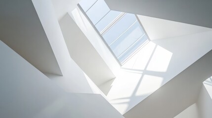 Obraz premium Ceiling: white, Window: glass