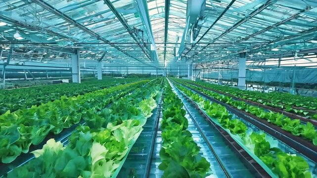 greenhouse with plants
