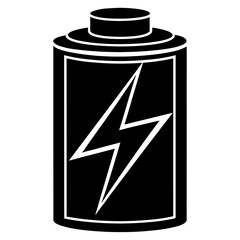 Battery Silhouette Vector Design