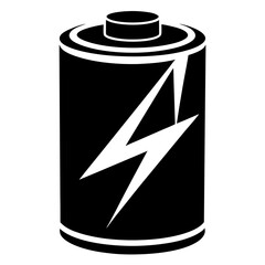 Battery Silhouette Vector Design