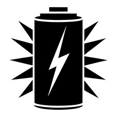 Battery Silhouette Vector Design