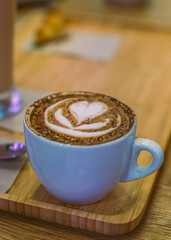 cup of coffee latte art