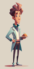 3d Cartoon Male Character Rendering