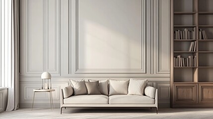 design scene with armchair