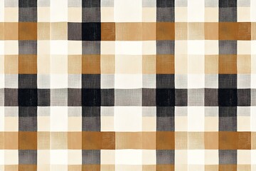 Fototapeta premium Warm toned checkered pattern with various shades