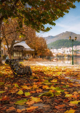 Autumn 🍂 in lake of Kastoria Greece 