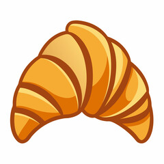 Art Nouveau Croissant art Vector Design