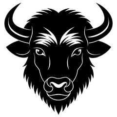 Bison Silhouette Vector Art