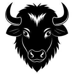 Bison Silhouette Vector Art