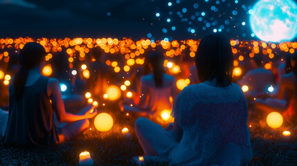 The gathering represents Culture, Creation, and the importance of social interaction for mental health