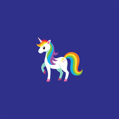 horse cartoon unicorn illustration of an background