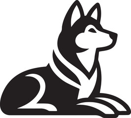 Dog silhouette
