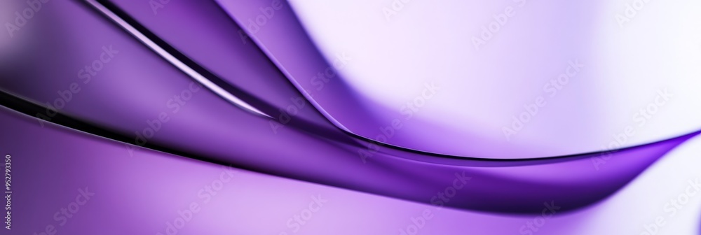 Poster this closeup features an abstract background showcasing deep and light purple gradients that flow se