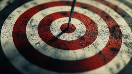 Target dart, people symbols. Generative AI