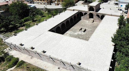 Located in Develi, Kayseri, Turkey, the Hamidiye Madrasa was built in the 19th century.
