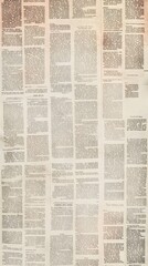Obraz premium Old Newspaper, Magazine, Newsstand, Newspapers, Press, Abstract Image, Texture, Pattern Background, Wallpaper, Cover and Screen of Smartphone, Cell Phone, PC, Laptop, 9:16 and 16:9 Format