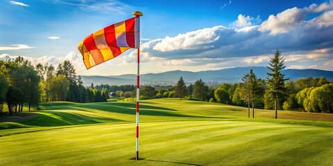 Outdoor Windsock Flag Golf Course