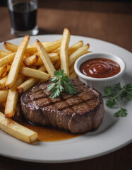 steak and fries