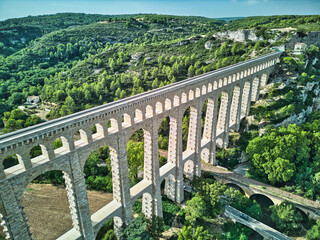 The Roquefavour Aqueduct near Aix-en-Provence (France)